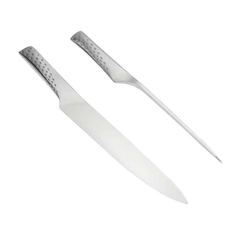 Weber Set à découper deluxe Weber acier inox 17074 - 2 pièces