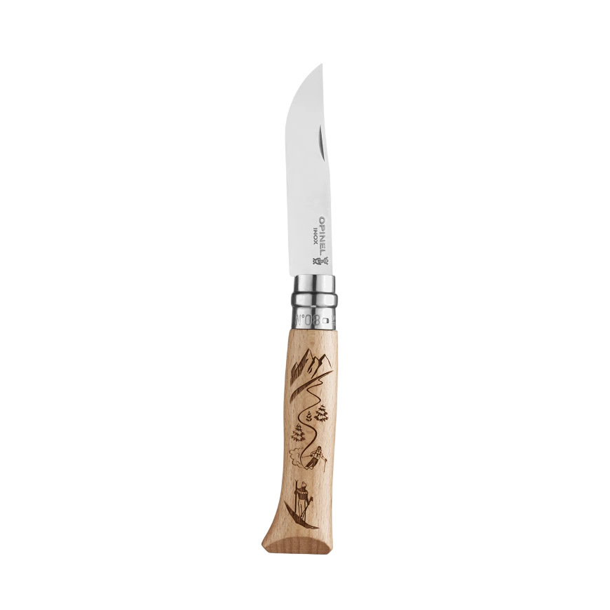 N°08 Gravure Ski Opinel - 002188