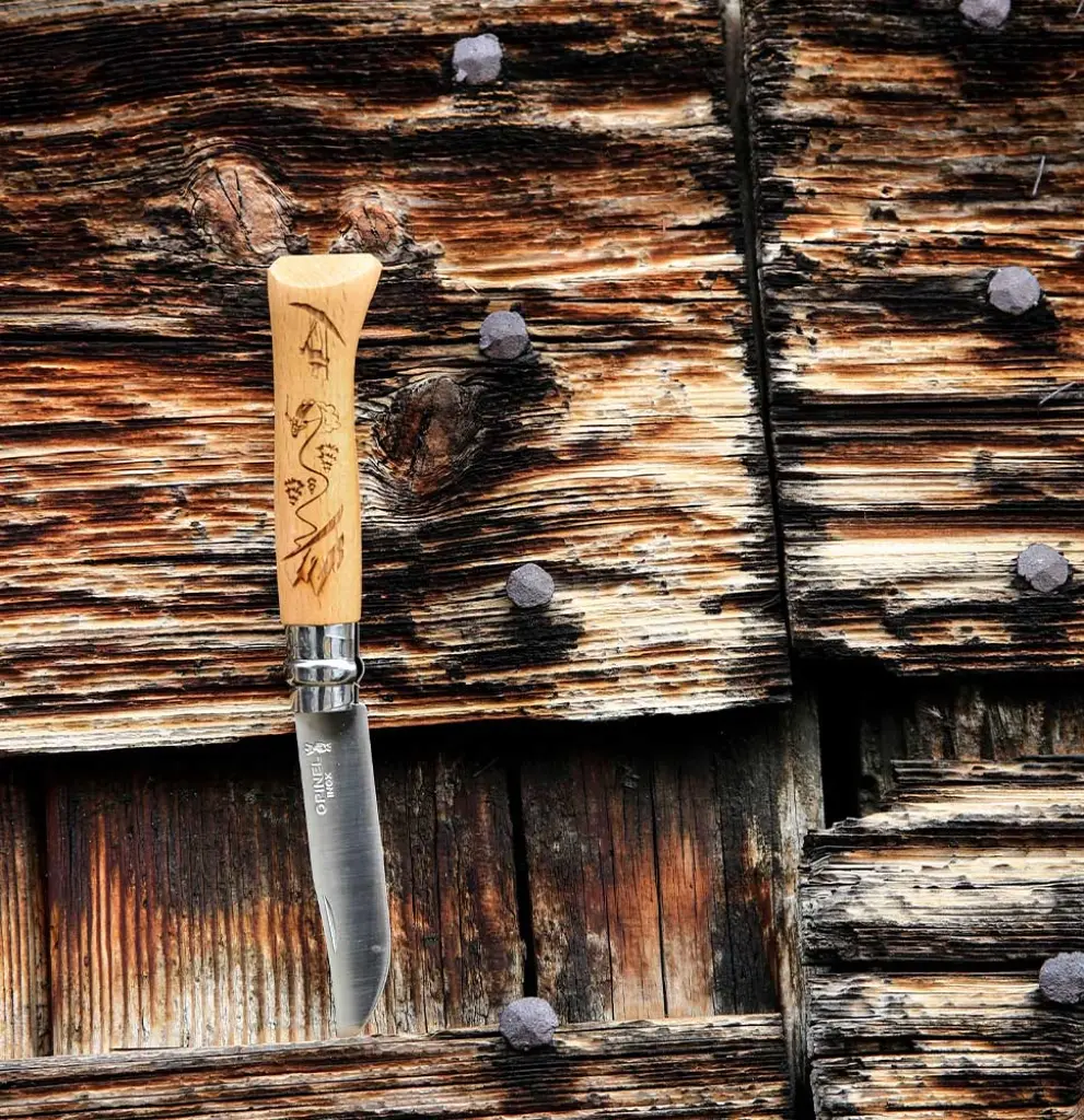 N°08 Gravure Ski Opinel - 002188