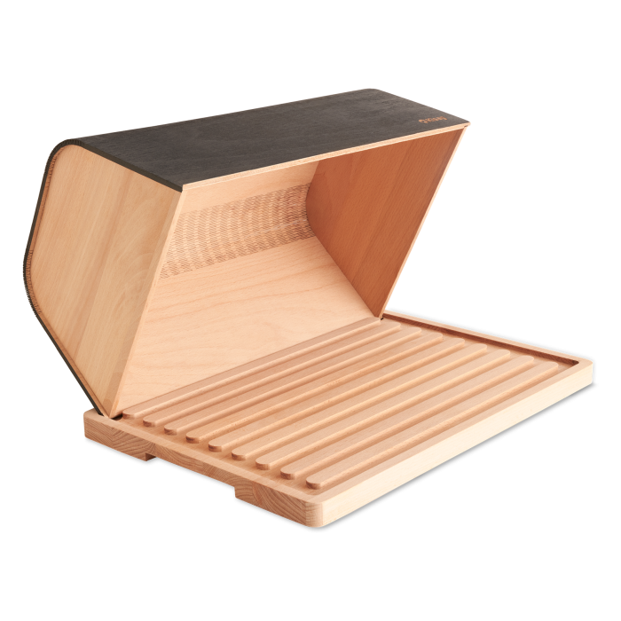 Kisag Boîte à pain Paris avec planche à pain
