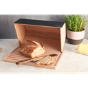 Kisag Boîte à pain Paris avec planche à pain