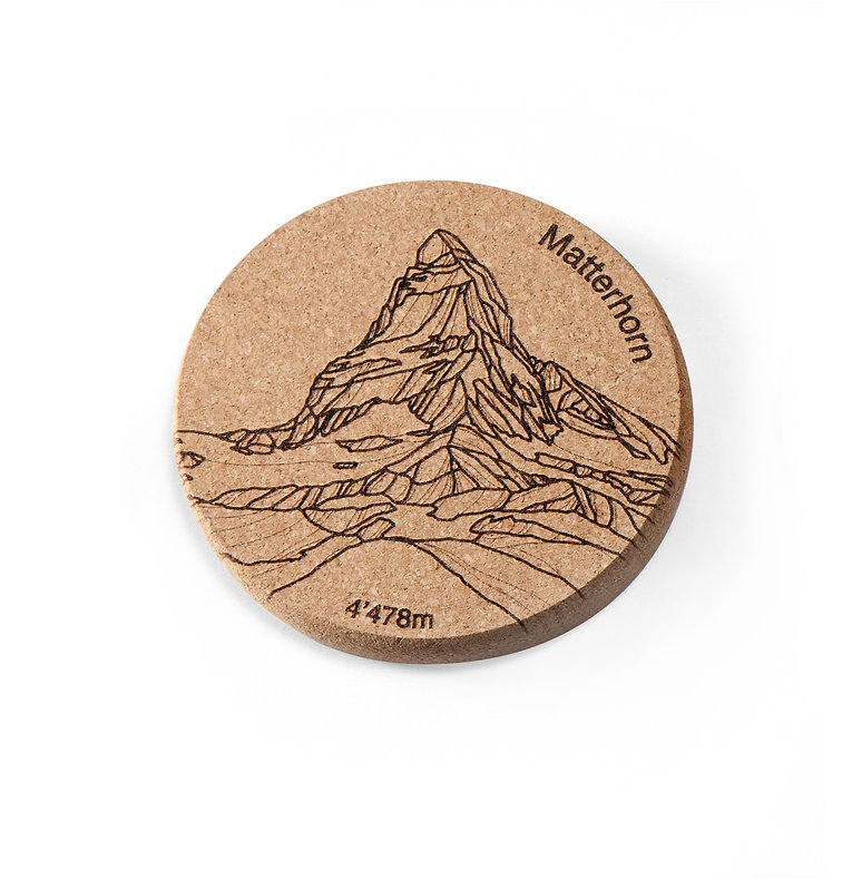 Dessous de verre Alpinte 6 pièces