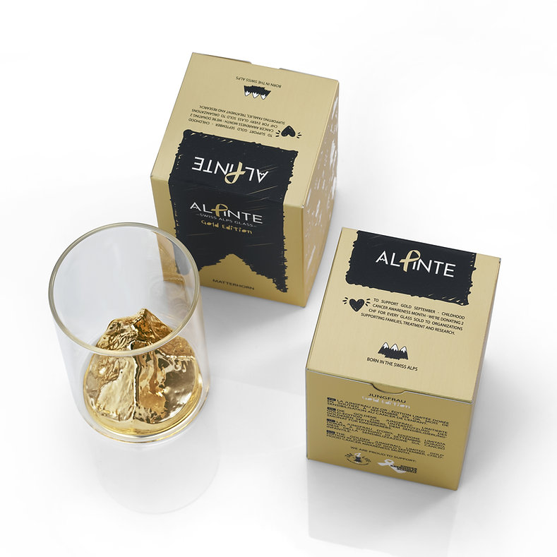 Verre Alpinte Matterhorn Septembre en Or - 2.5dl