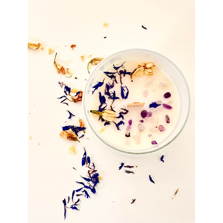 Peonies Bougie parfumée 160g Voie Lactée - Amande & Tonka