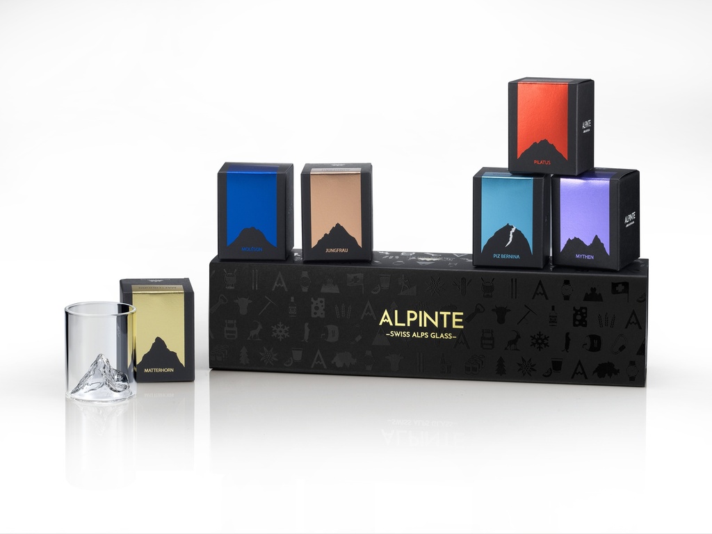 Coffret Alpinte verres à shot - 6 verres
