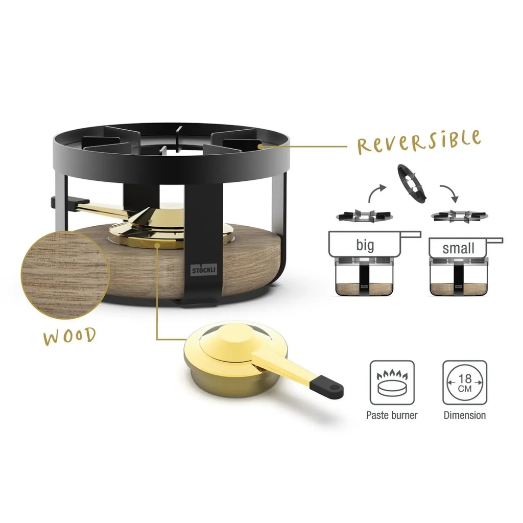 Stöckli Réchaud Pilatus en bois