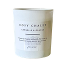 Peonies Bougie parfumée 160g Cosy Chalet - Cannelle & Orange