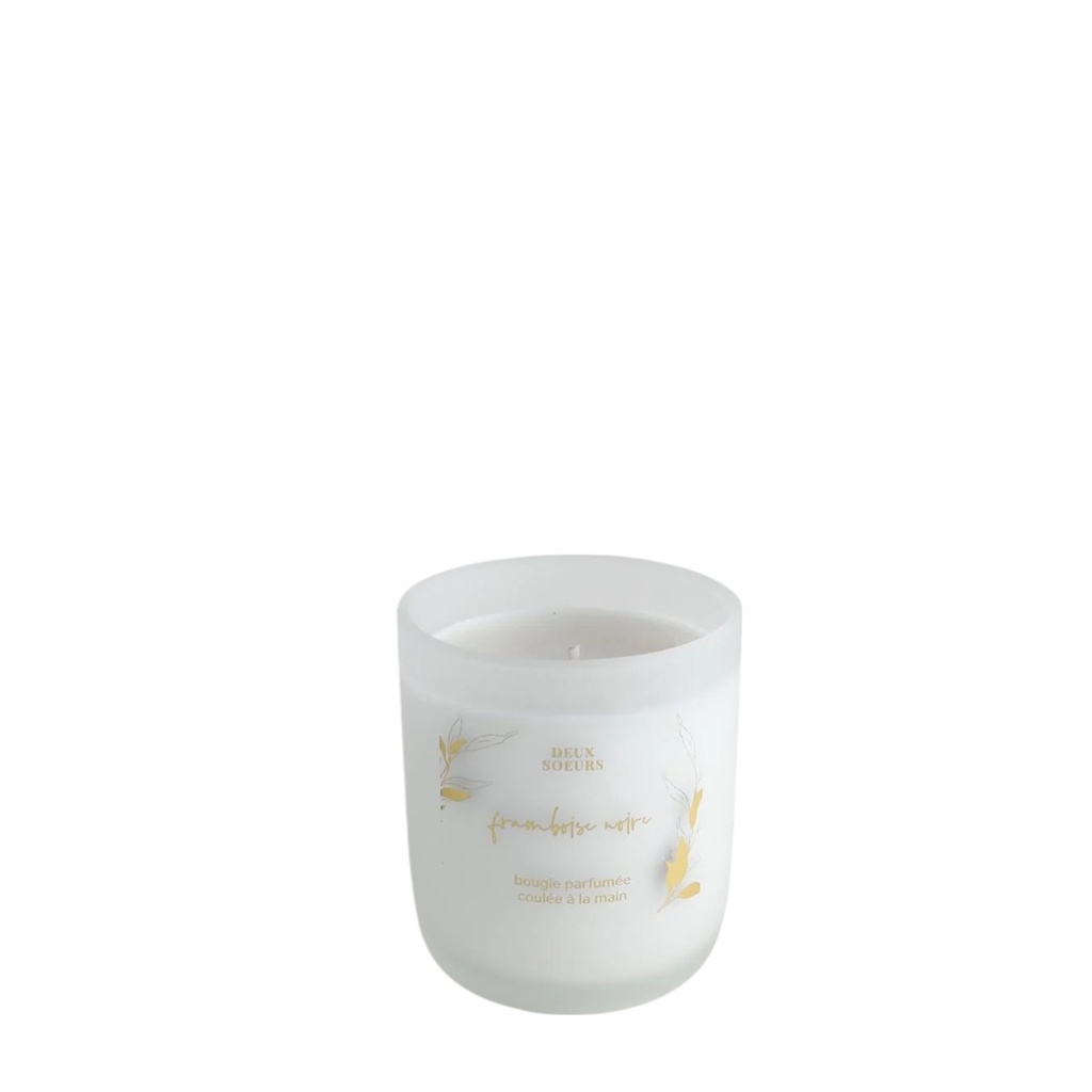 Deux Soeurs bougie Framboise Noire - taille M 