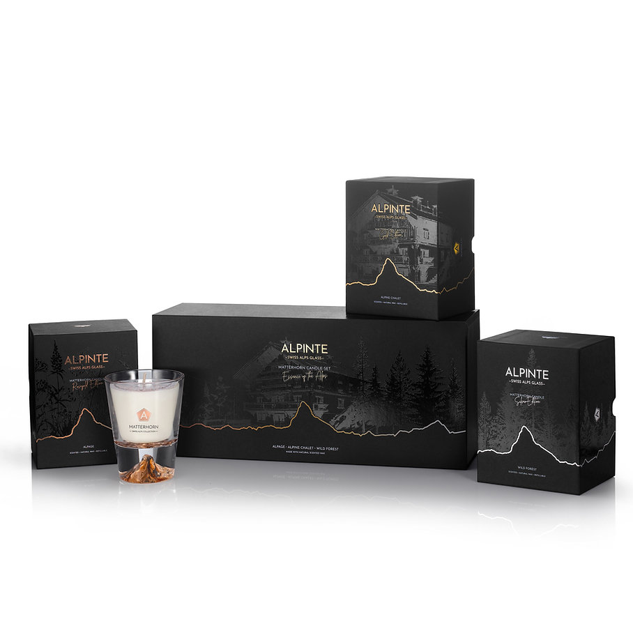 Alpinte Set bougies parfumées Matterhorn