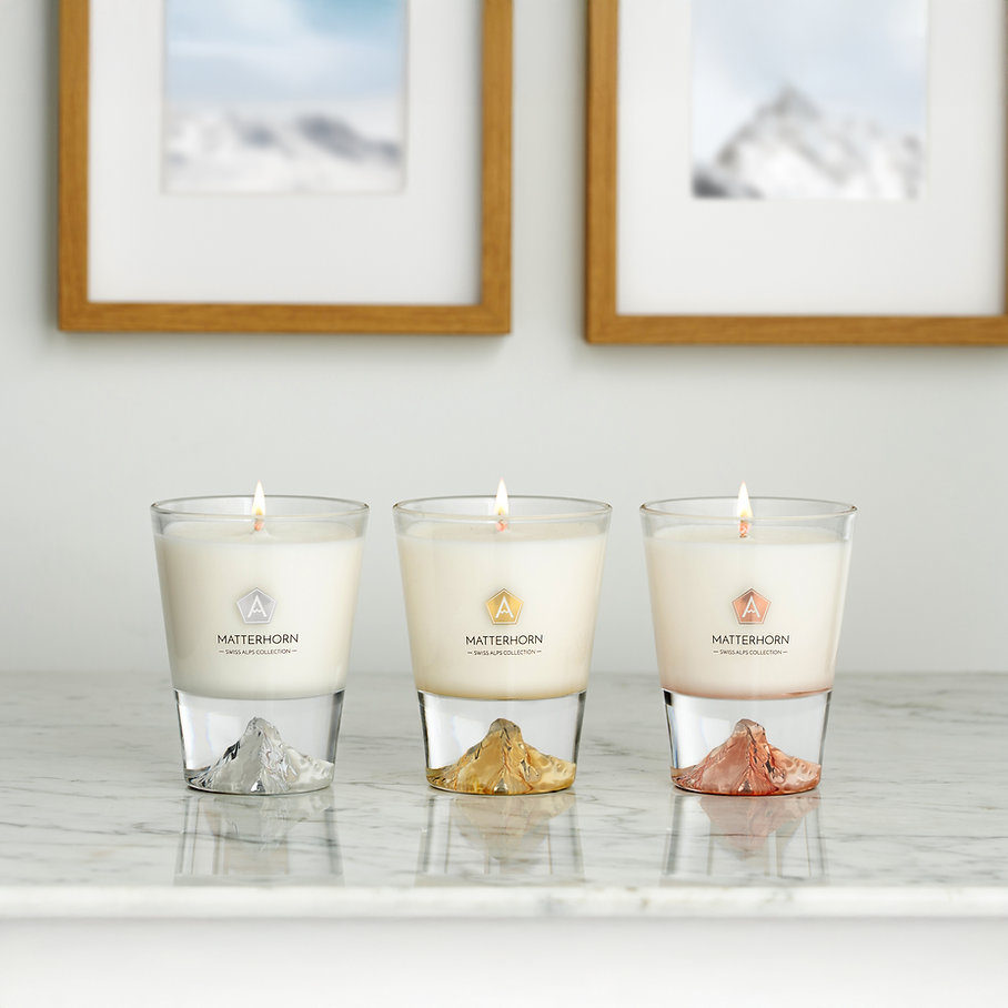 Alpinte Set bougies parfumées Matterhorn