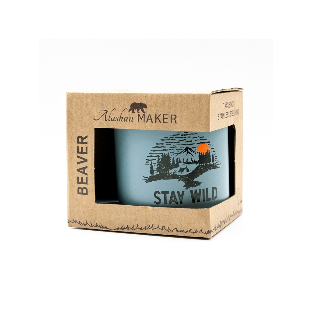 Alaskan Maker Mug Beaver Bleu