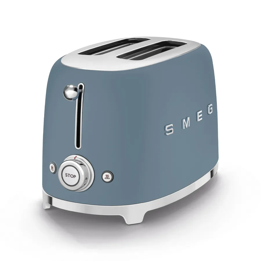 Smeg Toaster 2 tranches TSF01SBMEU - Storm Blue mat