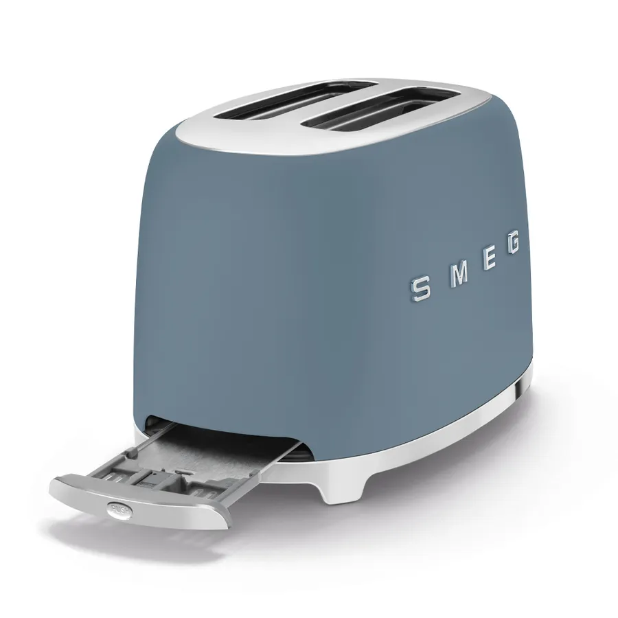 Smeg Toaster 2 tranches TSF01SBMEU - Storm Blue mat