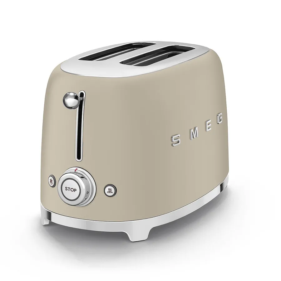 Smeg Toaster 2 tranches TSF01MLMEU - Beige mat