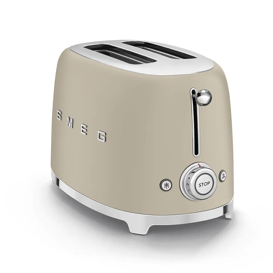 Smeg Toaster 2 tranches TSF01MLMEU - Beige mat