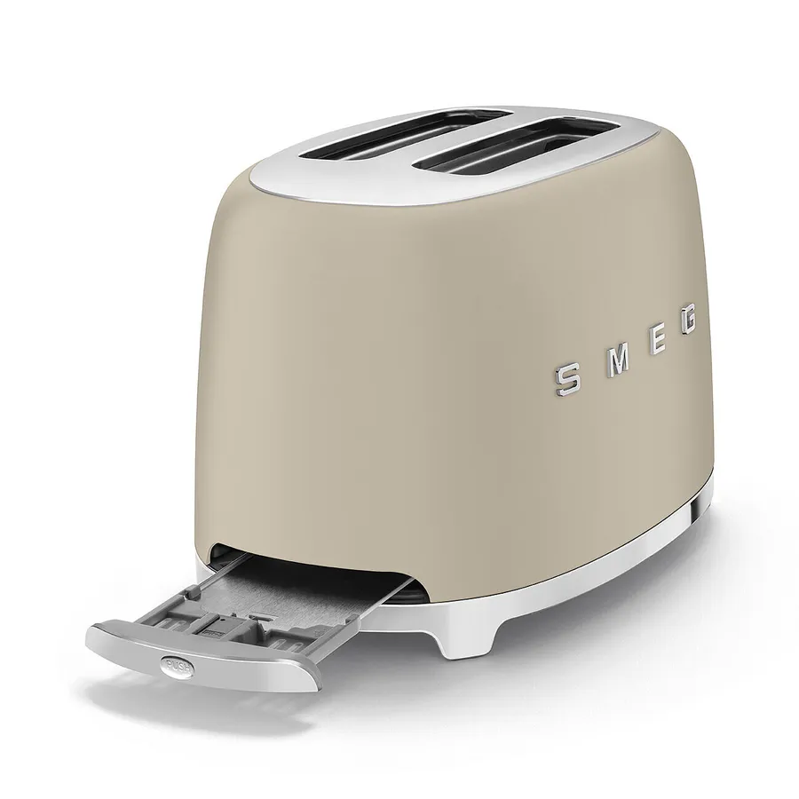 Smeg Toaster 2 tranches TSF01MLMEU - Beige mat