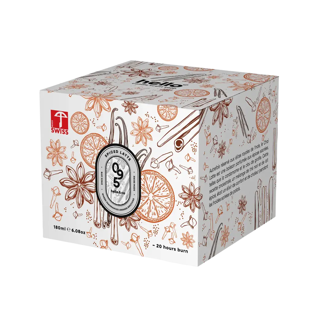 Hello Candle bougie Spiced Latte 180ml