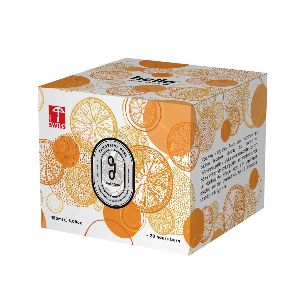 Hello Candle bougie Tangerine Peel 180ml