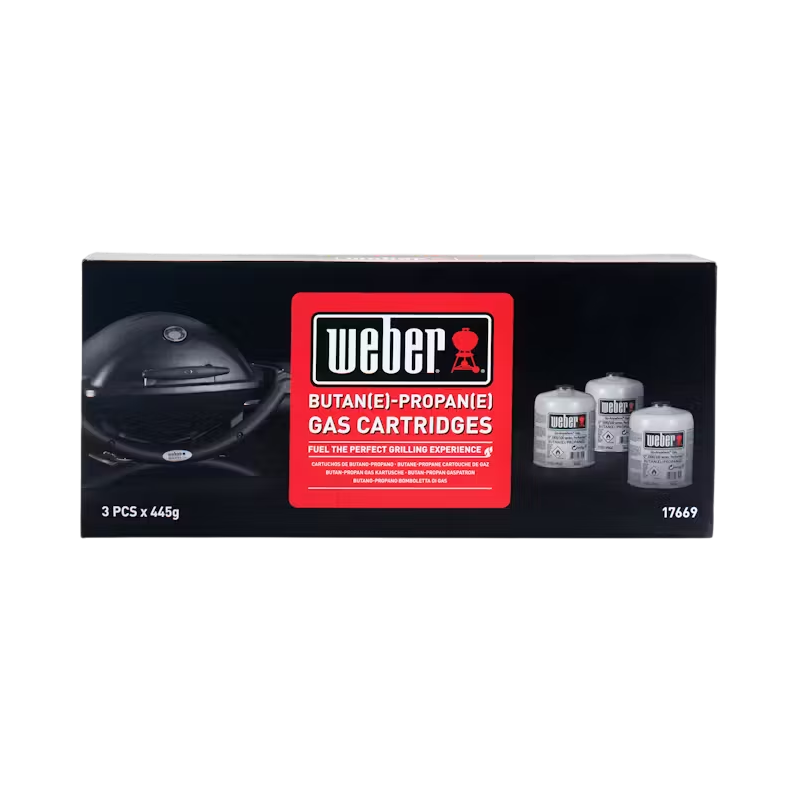 Weber cartouche de gaz lot de 3