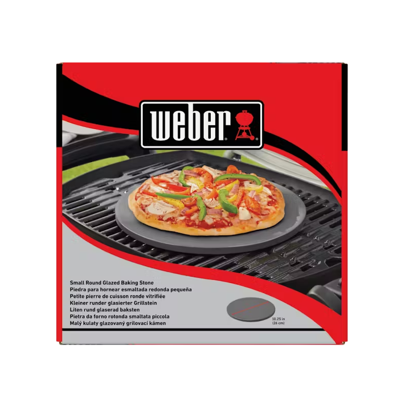 Weber petit pierre de cuisson vitrifiée, ronde 26cm