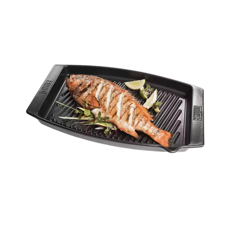 Weber Plat à poisson en céramique - 47 x 28 cm