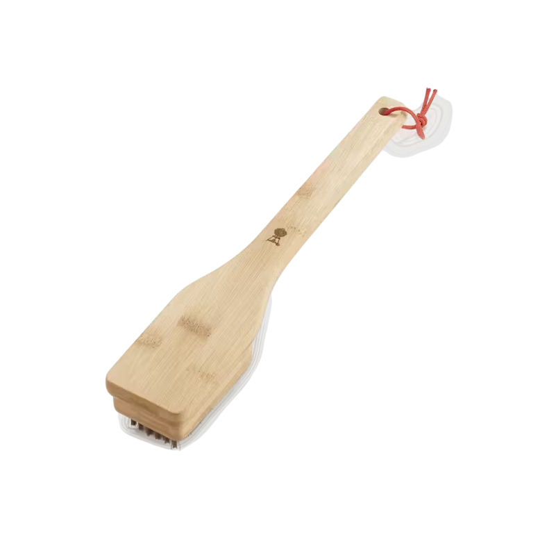 Weber Brosse de nettoyage - poignée bambou, 30 cm