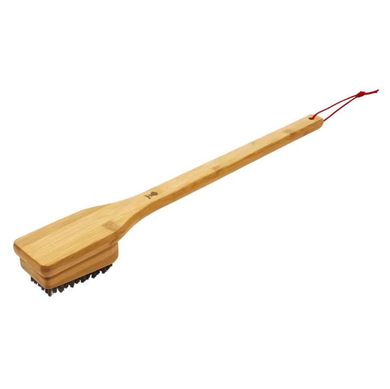 Weber Brosse de nettoyage - poignée bambou, 46 cm