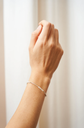 Bracelet DINA pierre de lune - gris minéral
