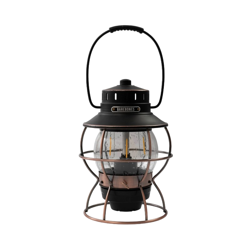 BAREBONES RAILROAD LANTERN BRONZE - USB