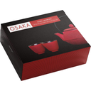 Easy Life Set théière avec 4 gobelets, 600ml, fonte, rouge