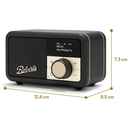 Roberts Revival Petite 2 DAB+ Radio - black