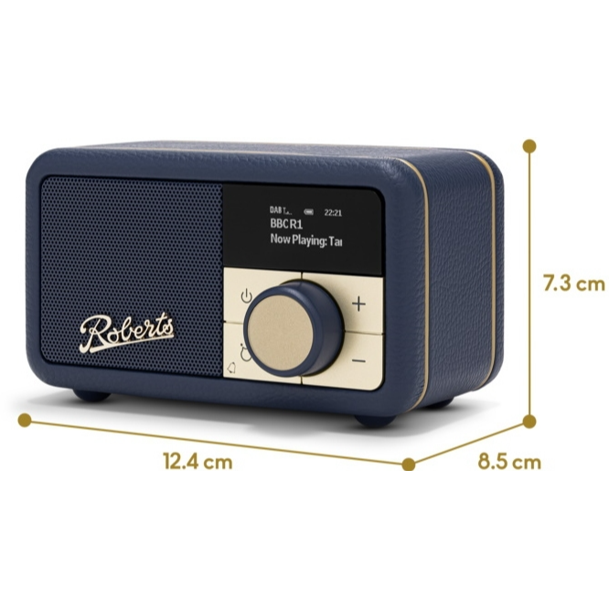 Roberts Revival Petite 2 DAB+ Radio - midnight blue