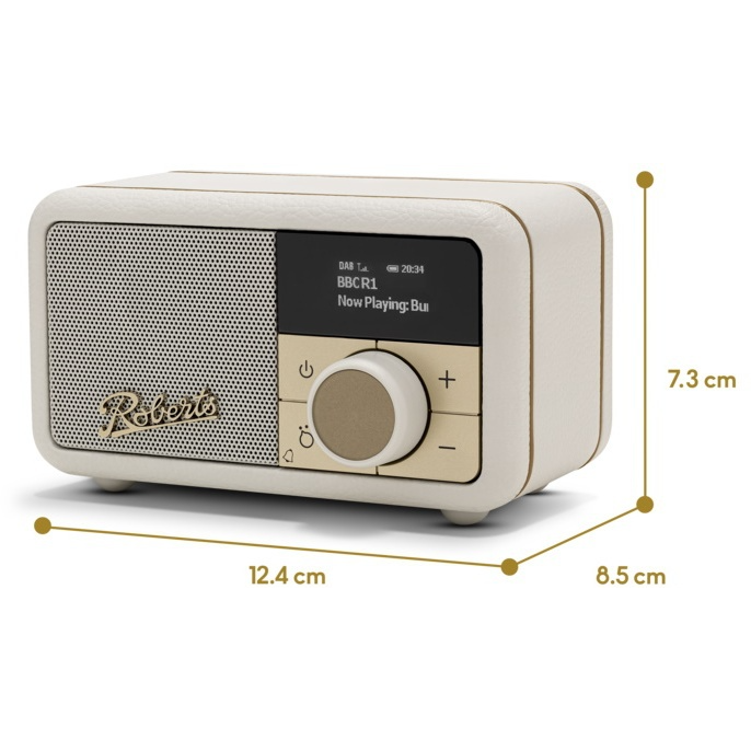Roberts Revival Petite 2 DAB+ Radio - pastel cream