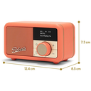 Roberts Revival Petite 2 DAB+ Radio - pop orange