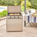 Forge Adour Chariot Modern inox fermé 75 402868