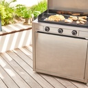 Forge Adour Chariot Modern inox fermé 75 402868