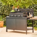 Forge Adour Plancha Modern gaz 75 chassis acier noir 404457
