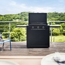 Forge Adour Plancha Modern gaz 75 chassis acier noir 404457