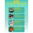Aspirateur/souffleur KiCA Jet fan 2S Vacuum Kit Bleu