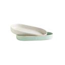 Petit plat de service traditionnel turquoise