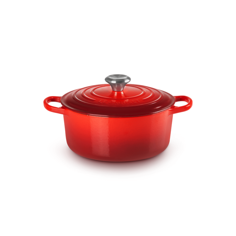 LE CREUSET COCOTTE RONDE 24 CM ROUGE CERISE
