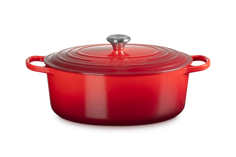 Le Creuset Cocotte ovale 33cm Rouge cerise