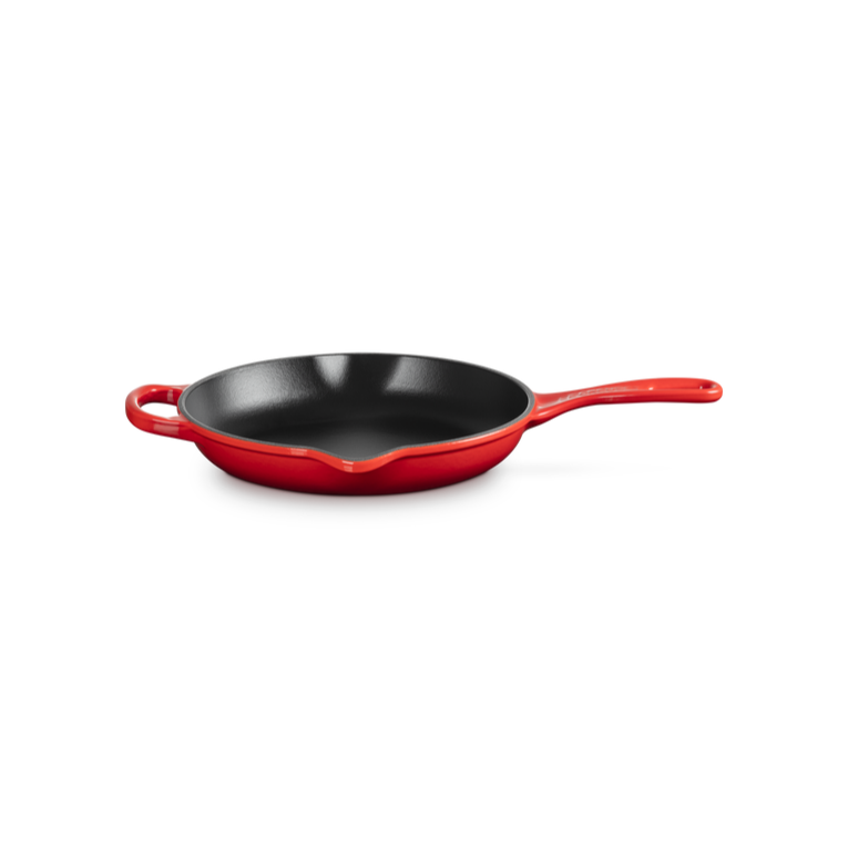 Le Creuset Poêle en fonte Skillet 23cm ronde rouge cerise