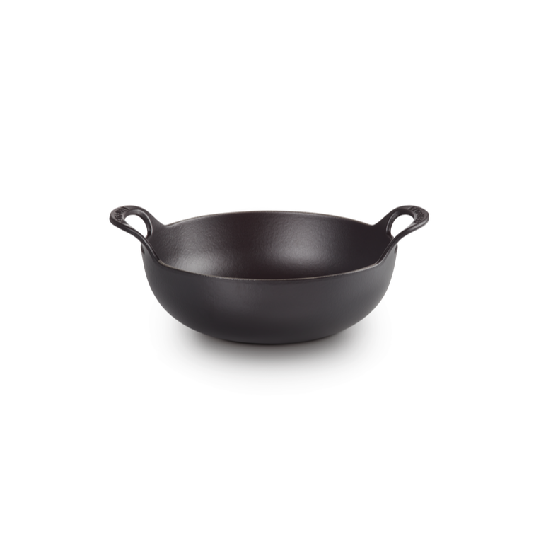 Le Creuset Plat Balti en fonte 24cm noir