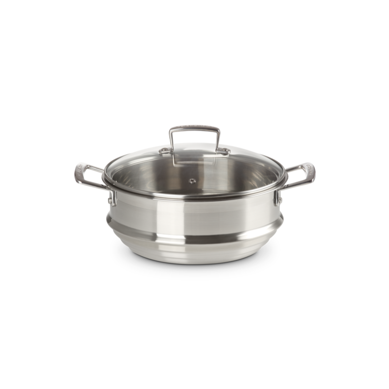 Le Creuset Grand cuit-vapeur Inox Clasique 20-24cm 