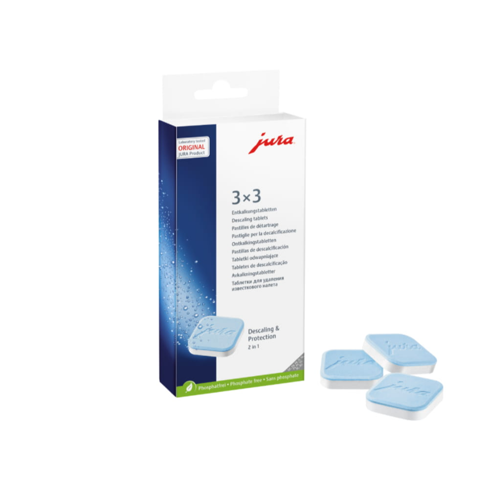 Jura Tablettes de détartrage 2 phases, paquet de 3×3 pièces