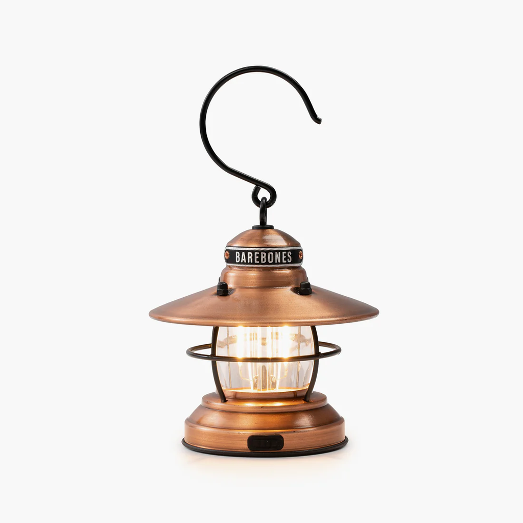BAREBONES EDISON MINI LANTERN COPPER - 2AA/USB