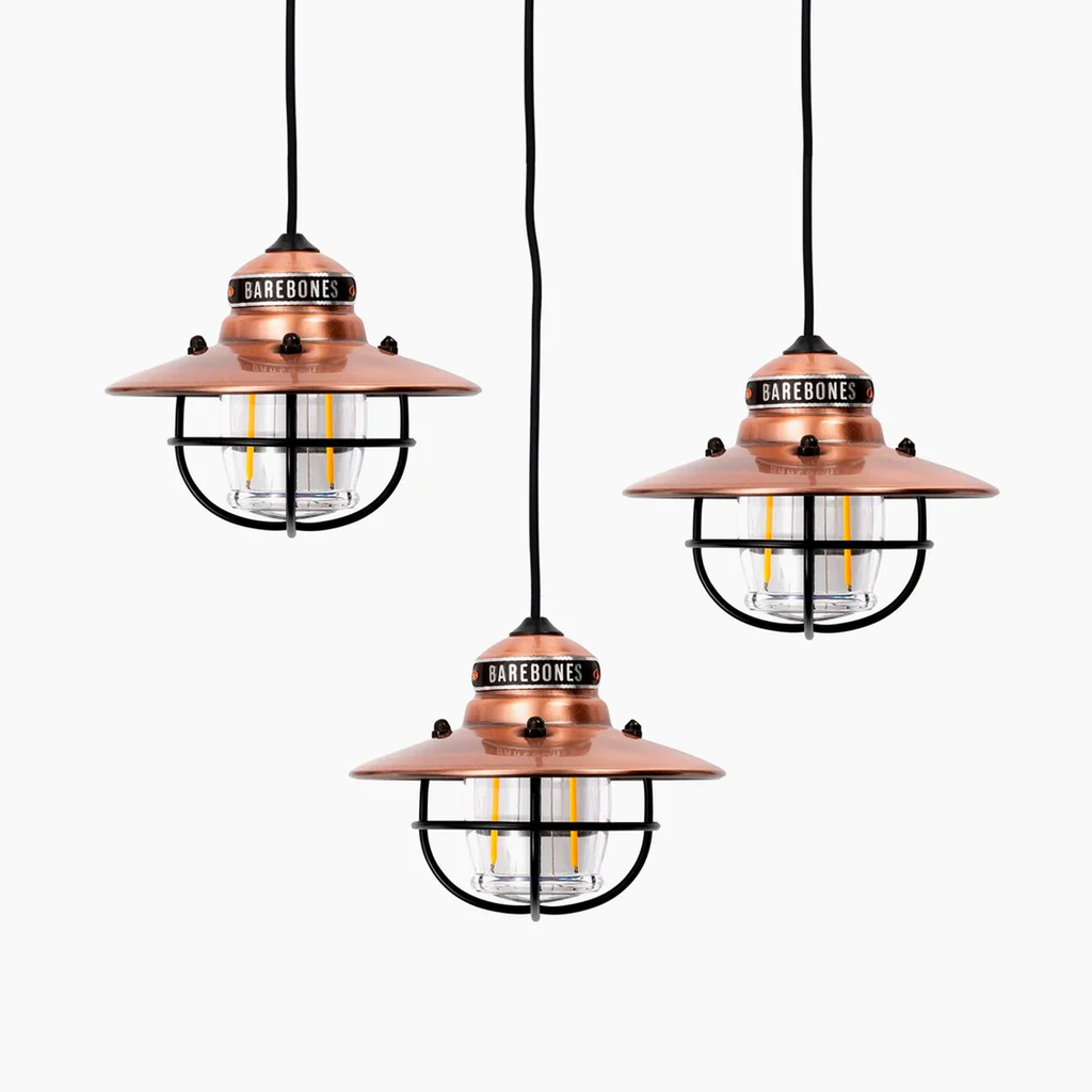 BAREBONES EDISON STRING LIGHTS COPPER - USB