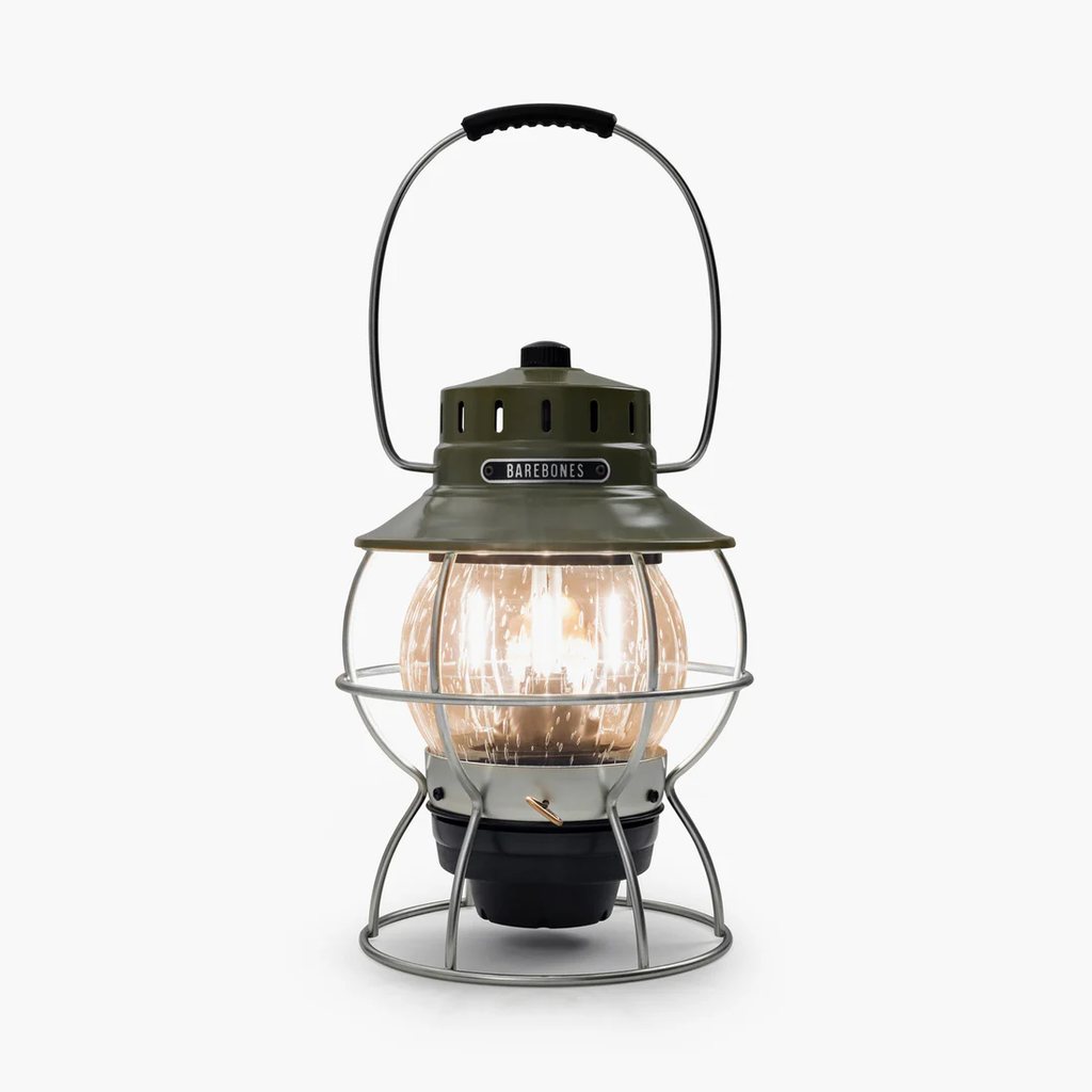 BAREBONES RAILROAD LANTERN OLIVE - USB