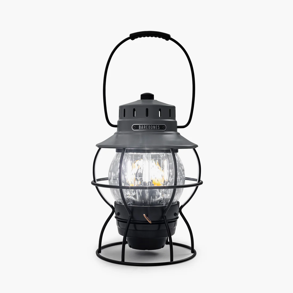 BAREBONES RAILROAD LANTERN GREY - USB